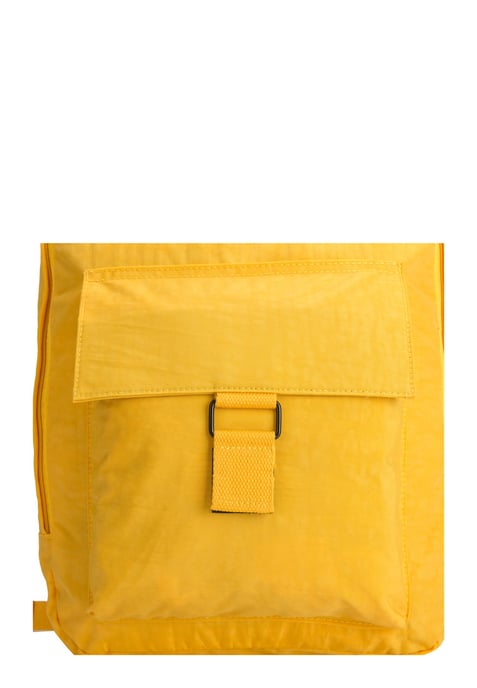 Zip Top Squared Front Pocketed Backpack