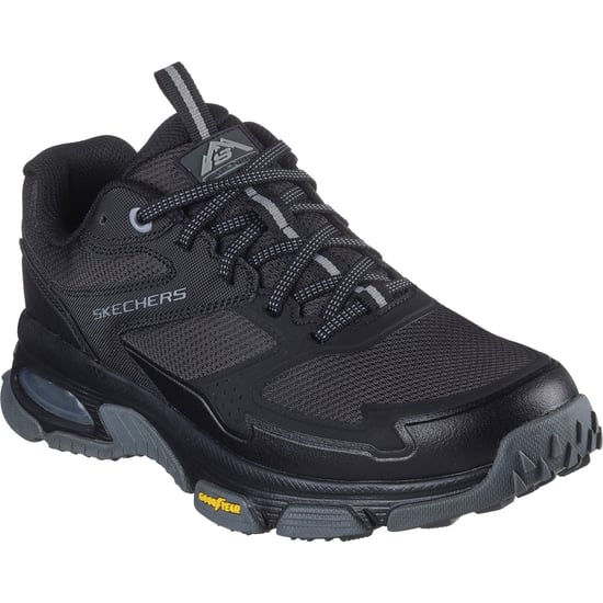 Skechers Skech-Air Sleek Envoy Leder Herren schwarze Wanderschuhe - Image 1