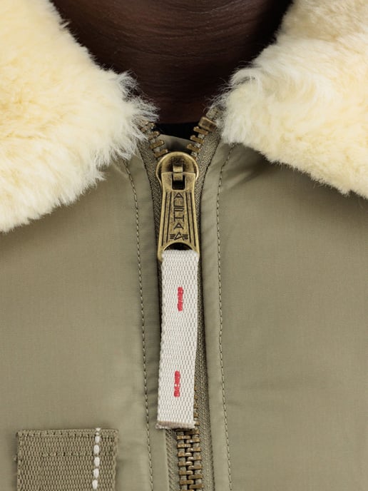 Alpha Industries Herren Injector III Fliegerjacke in Grün - Image 4