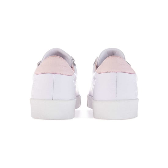 Superga Womens/Ladies 2870 Sport Club S Leather 3 Touch Fastening Strap Trainers (Weiß/Hellrosa) - Image 2