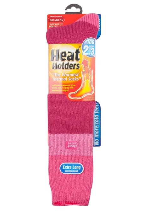 Extra lange kniehohe Ski-Thermo-Skisocken für Damen, 2,3 TOG - Image 2