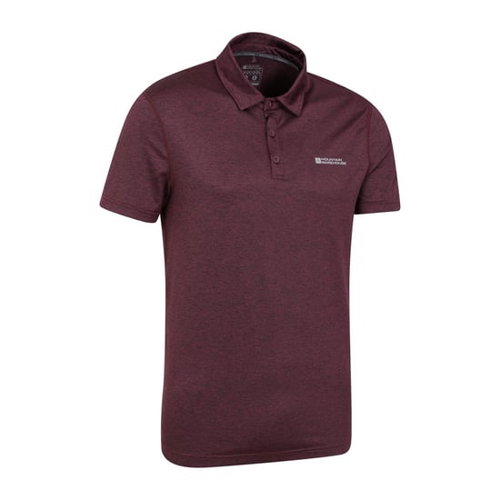 Mountain Warehouse Mens Deuce IsoCool Polo Shirt (Dusky Wine)