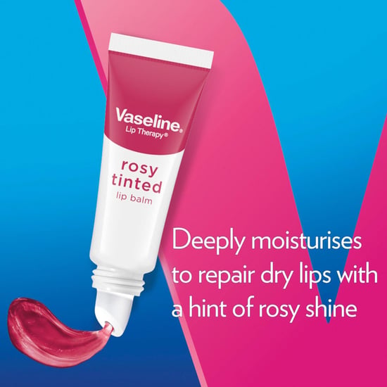 5x Vaseline LipTherapy Rosy Tinted LipBalm For Instant Softness & Pink Hint, 10g