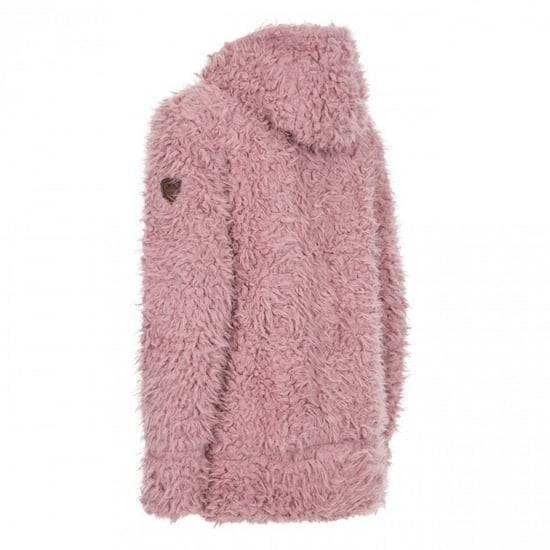 Trespass - Veste polaire à capuche FLUFFYNESS - Femme (Rose) - Image 2