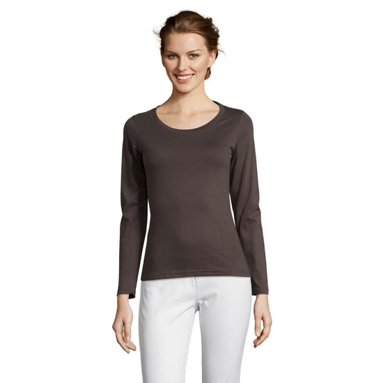 SOLS Majestic Damen Longsleeve / T-Shirt, Langarm (Dunkelgrau) - Image 5