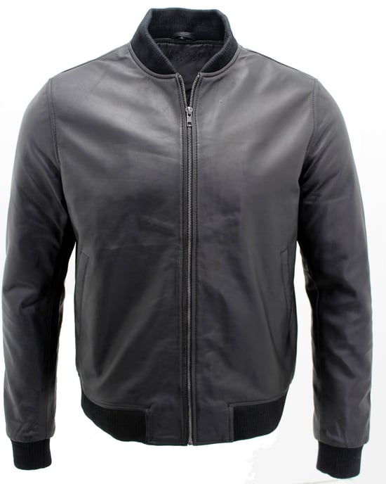 Varisty Leather Bomber Jacket