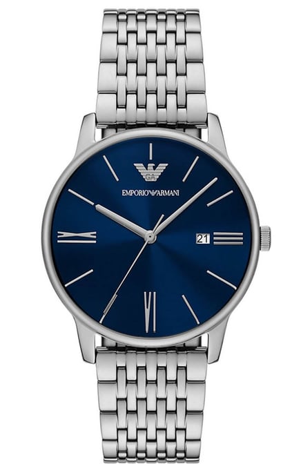 Emporio Armani Minimalist Herren Silber Uhr AR11674 - Image 1