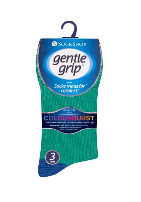 Gentle Grip - 6 Paar Herren Gentle Grip nicht elastische Socken - MGG89 - Image 2