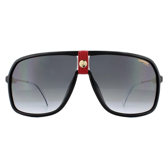 Carrera Aviator Mens Gold Red Dark Grey Gradient Sunglasses