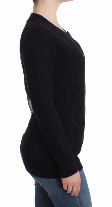 Galliano Black wool cardigan