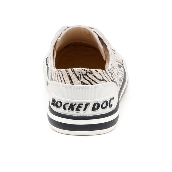 Rocket Dog Jazzin Wales Baumwoll Damenschwarze Turnschuhe - Image 2