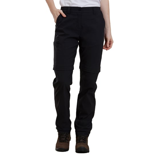 Mountain Warehouse Womens/Ladies Hiker Stretch Zip-Off Hose (Schwarz) - Image 1