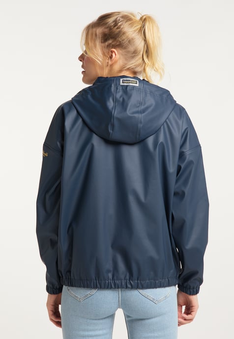 Schmuddelwedda Regenjacke Damen Marine - Image 4