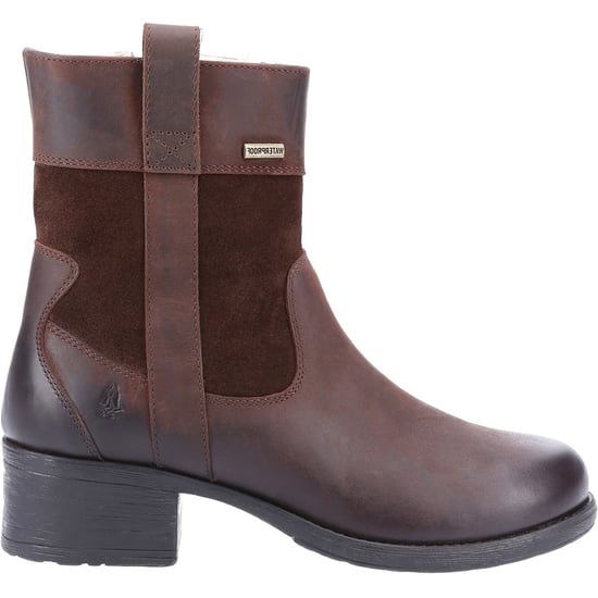 Hush Puppies Saskia Leder Damen Braun Stiefel - Image 4