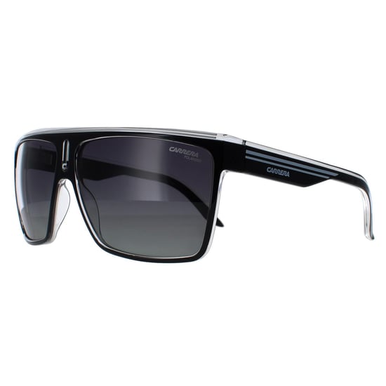 Carrera Shield Unisex Black White Grey Gradient Polarized 22
