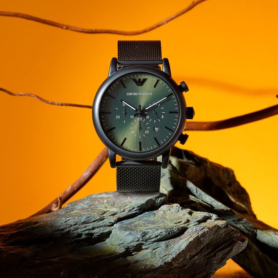 Emporio Armani Mens Watch  Quartz  Black