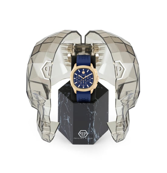 Philipp Plein $keleton $pectre Blau Herren Armbanduhr PWSAA0323 - Image 4