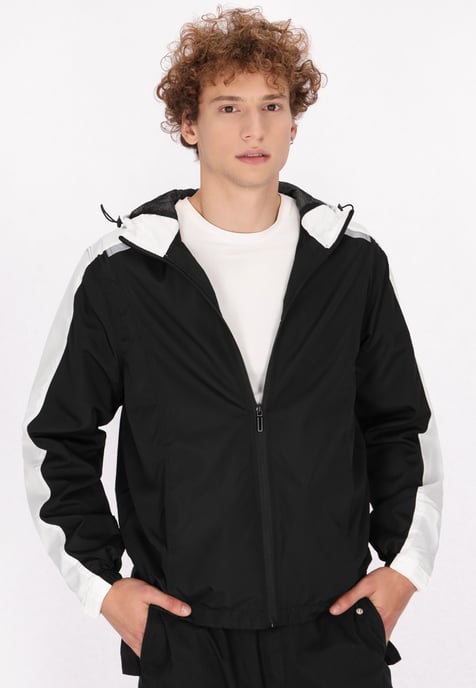 Mo Jacke Herren schwarz weiss - Image 3