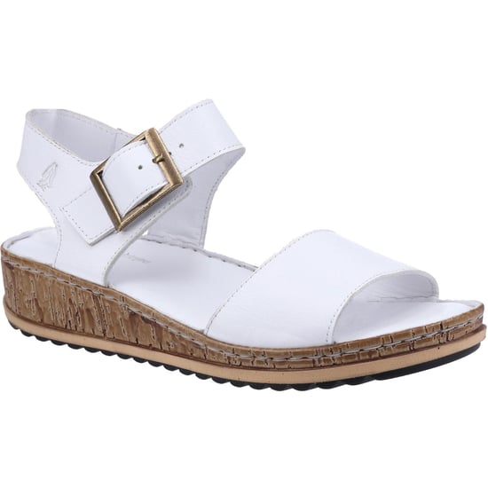 Hush Puppies Damen/Damen Ellie Leder Sandalen (Weiß) - Image 1