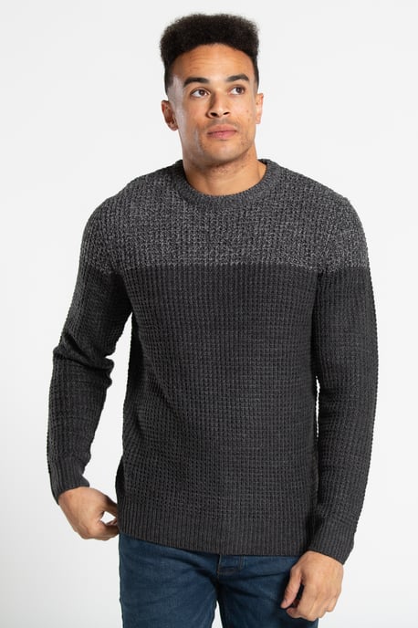 Colour Block Crew Neck Jumper