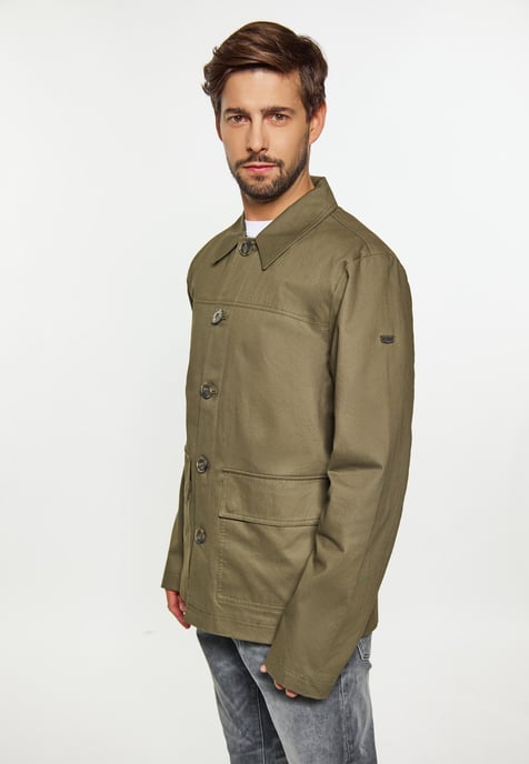 Dreimaster Jacke Herren militärisch oliv - Image 3
