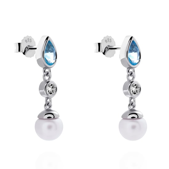 Orphelia 'Lylou' Tropfenohrringe aus 925er Sterlingsilber für Damen - Silber ZO-7498 - Image 4
