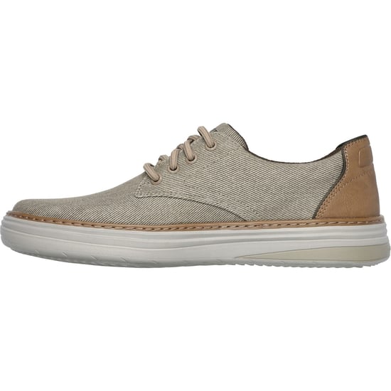 Skechers Hyland Ratner Herren Halbschuhe aus Baumwolle in Khaki mit Schnürung - Image 4