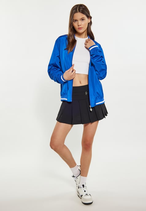 Mymo Collegejacke Damen royalblau - Image 2