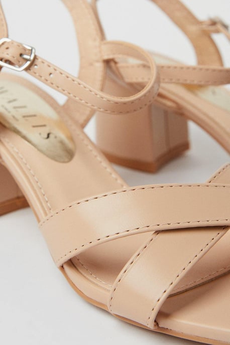 Samiya Cross Strap Medium Heel Sandal - Image 4