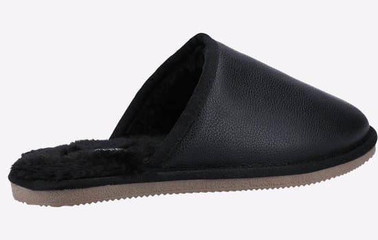 Hush Puppies Coady Wildleder-Hausschuhe Für Herren In Schwarz - Image 3