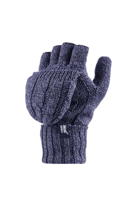 Women's Thermal Converter Fingerless Cable Knit 2.3 tog Handschuhe - Image 1