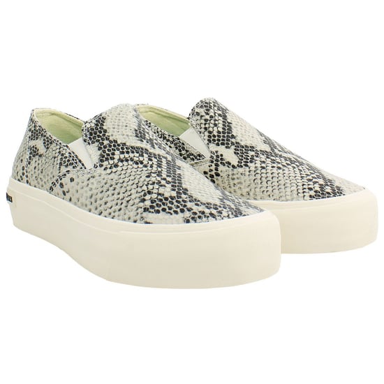 Seavees Baja Platform Mulholland Damen Beigefarbene Plimsolls - Image 2
