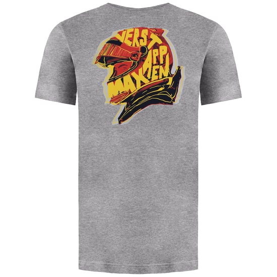 Red Bull Racing Max Helm Unisex Grau Meliert T-Shirt - Image 2