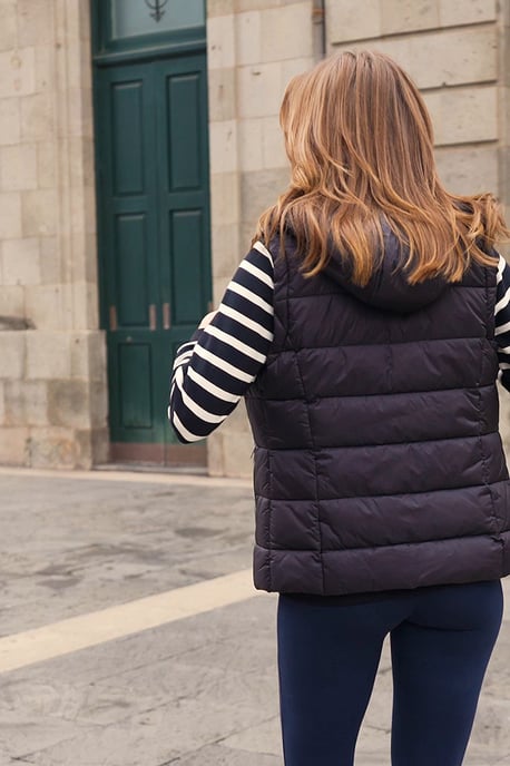 Black & White Striped Sweatshirt