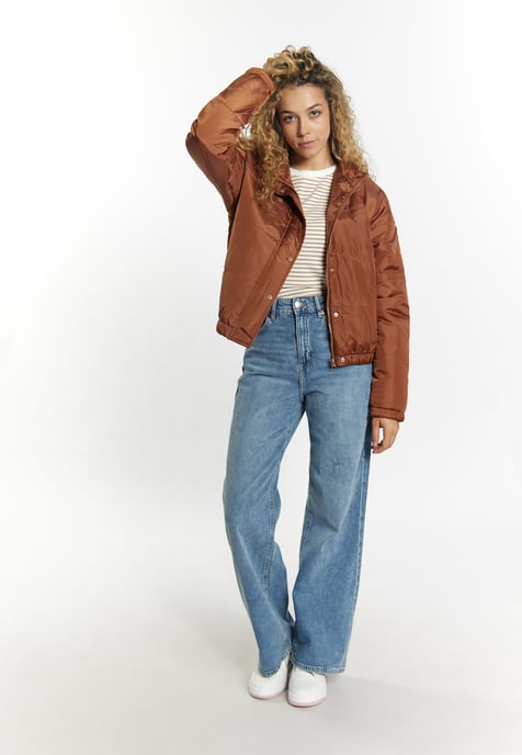 Mymo Leicht wattierte Blousonjacke Damen hellbraun - Image 2