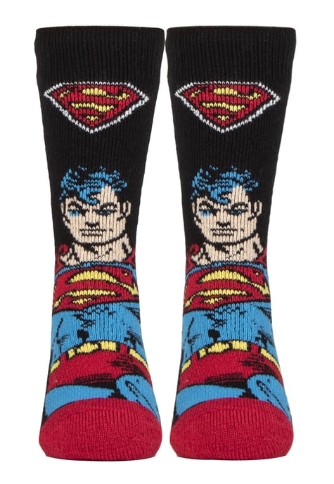 Herren Superman Socken | Heat Holders Lite | DC Universe Neuheit Thermosocken für Winter - Superman - Image 1