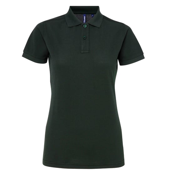 Asquith & Fox Womens/Ladies Short Sleeve Performance Blend Polo Shirt (Bottle)