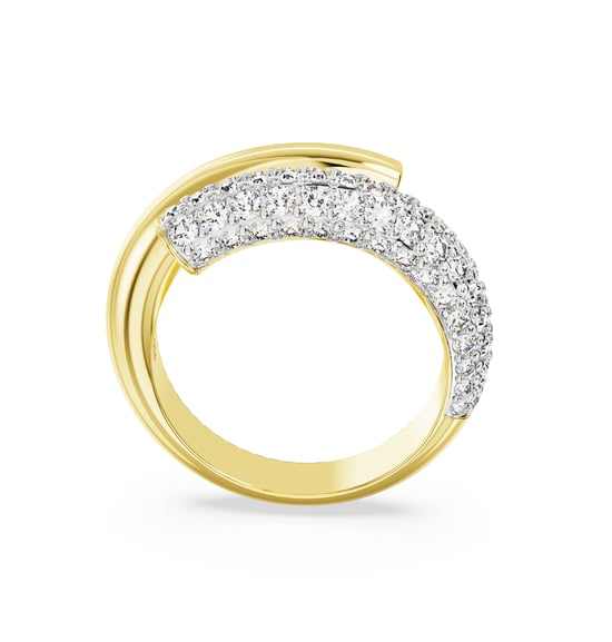 Swarovski 'Dextera' Damenring aus vergoldetem Metall - Gold 5668813 - Image 3