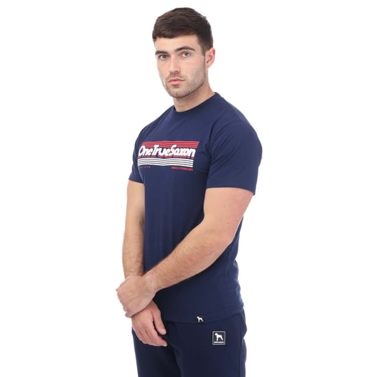 Men's One True Saxon Forever T-Shirt in Navy - Image 1