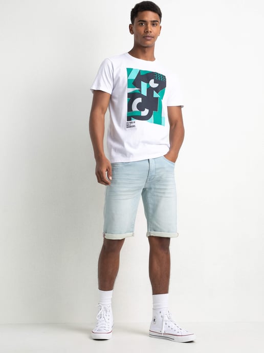 Petrol Industries - Jackson Denim Shorts Männer - Blau - Image 5