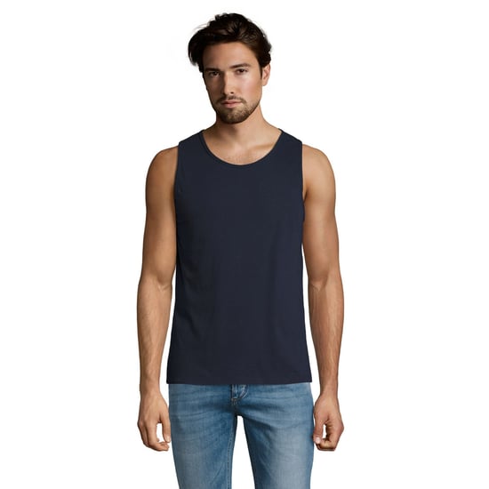 SOLS Herren Justin ärmelloses Tank / Vest Top (French Navy) - Image 4