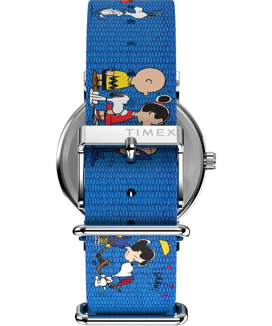 Timex Weekender X Peanuts Gang's All Here Unisex Blaue Uhr TW2W19400 - Image 3
