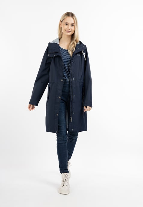 ICEBOUND Regenjacke mit Innenprint Damen Marine - Image 1