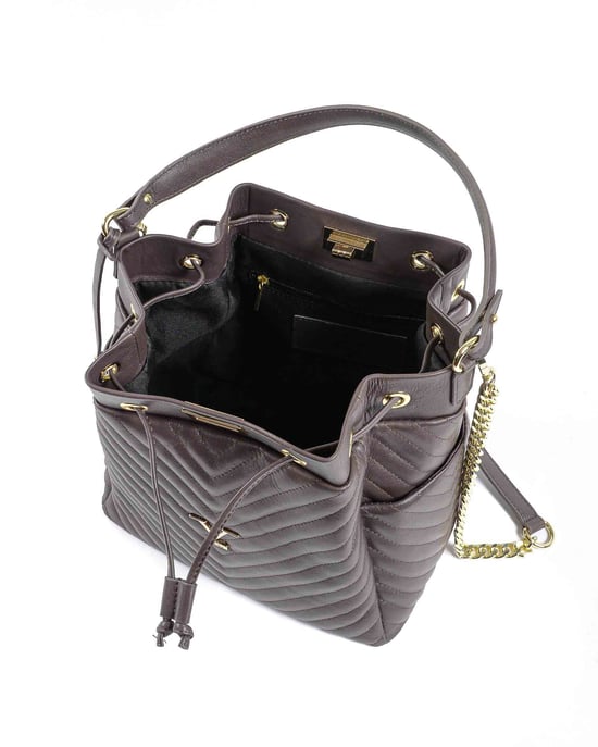 V Italia Womens Bag Dark Brown BH10272 52 Sauvage Dark Brown