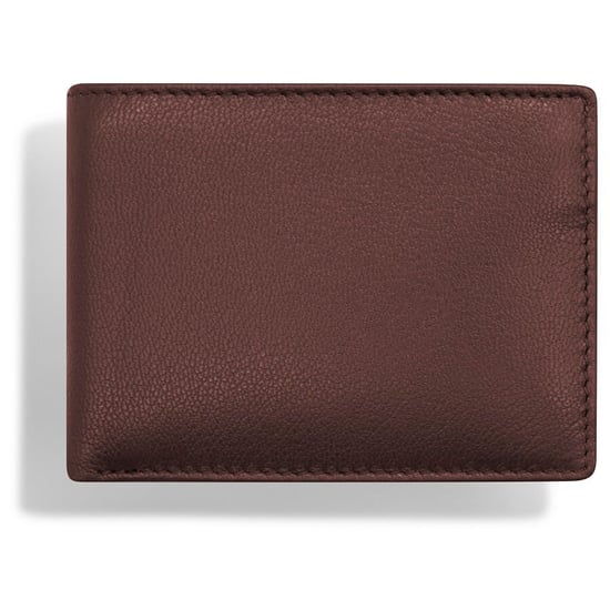 Barneys Originals Faux Leather Dark Brown Wallet