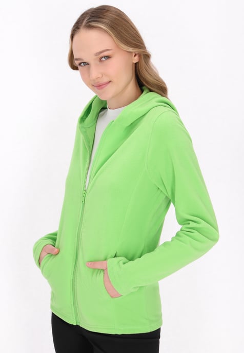 Mymo Fleecejacke Damen grün - Image 3