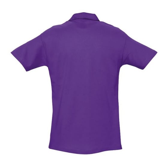 SOLS Mens Spring II Kurzarm-Poloshirt in schwerer Ausführung (dunkelviolett) - Image 2