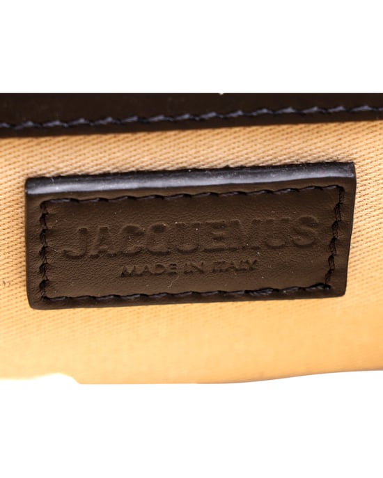 Jacquemus Le Chiquito Tasche mit Handgriff aus schwarzem Leder - Image 6