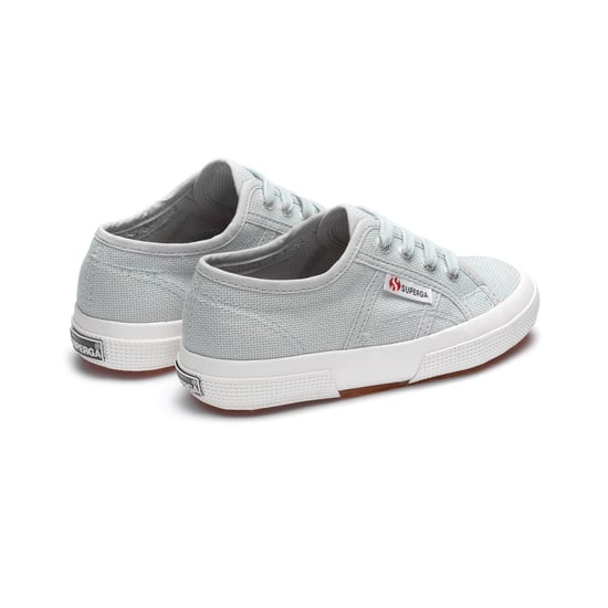 Superga Childrens/Kids 2750 Jcot Leder Turnschuhe (Grau Lilla/Avorio) - Image 2
