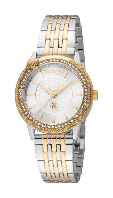 RC5L037M0085 Roberto Cavalli Womens Quartz Stainless Steel Silver 5 ATM 32 mm Watch